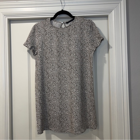 Jenni Kayne Leopard T-Shirt Dress Size X-small - Picture 2 of 9